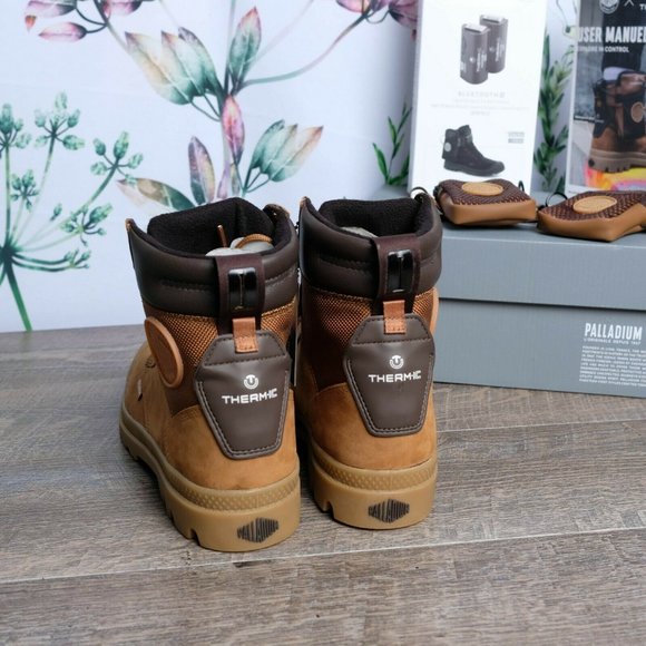 PALLADIUM SPORTCUFF THERMIC WP+ MAHOGANY NWT - Picture 3 of 7